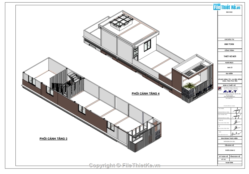 nhà phố 3 tầng 5x20m,file revit 2020 nhà phố 3 tầng 1 tum,thiết kế nhà phố 3 tầng 1 tum,File revit nhà phố 3 tầng 1 tum,revit kiến trúc nhà phố 3 tầng 1 tum