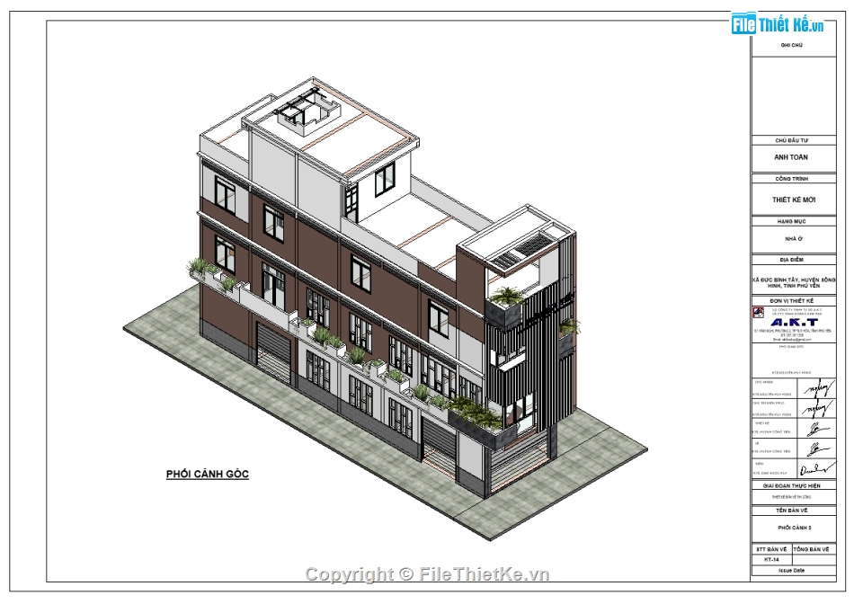 nhà phố 3 tầng 5x20m,file revit 2020 nhà phố 3 tầng 1 tum,thiết kế nhà phố 3 tầng 1 tum,File revit nhà phố 3 tầng 1 tum,revit kiến trúc nhà phố 3 tầng 1 tum