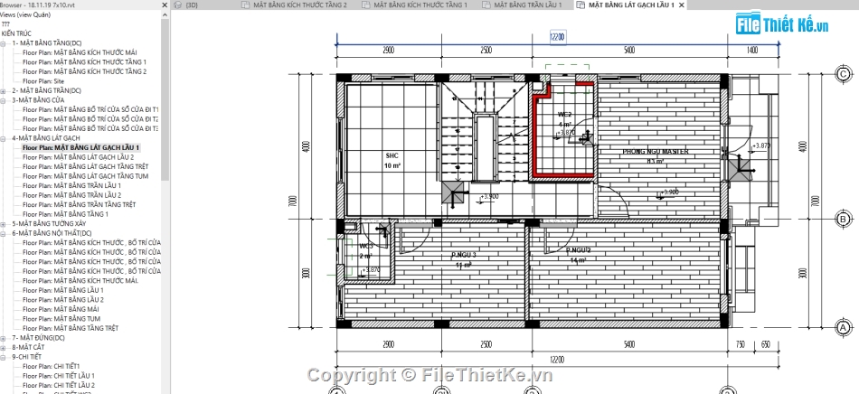 Revit nhà phố tân cổ điển,revit nhà phố 3 tầng,File revit Nhà phố,revit Nhà phố