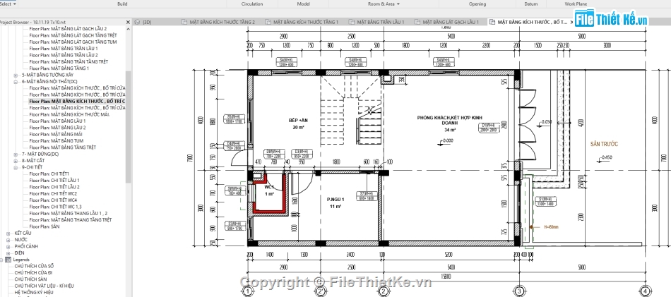 Revit nhà phố tân cổ điển,revit nhà phố 3 tầng,File revit Nhà phố,revit Nhà phố