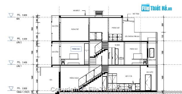 nhà phố 3 tầng,revit nhà phố 3 tầng,file revit nhà phố 3 tầng