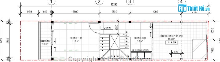 nhà phố 3 tầng,revit nhà phố 3 tầng,file revit nhà phố 3 tầng