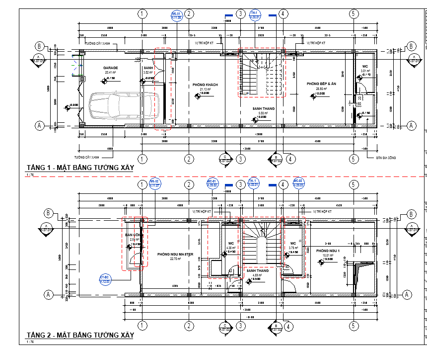 nhà phố 3 tầng,nhà 3 tầng,revit,kết cấu chi tiết