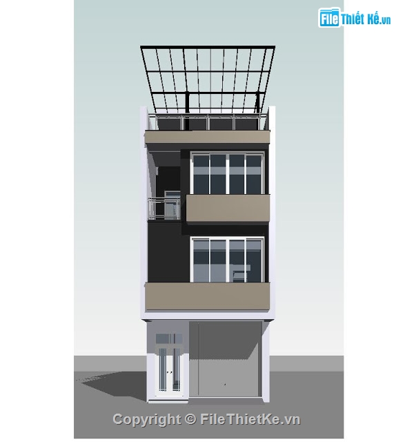 nhà 3 tầng,nhà phố 3 tầng,nhà phố 3.5 tầng,Nhà phố 3 tầng 5.1x11..55m,Bản vẽ Revit nhà phố 3 tầng,bản vẽ nhà phố 3 tầng