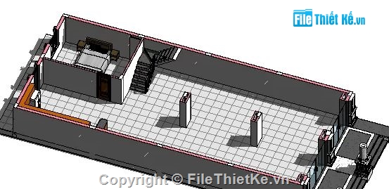 nhà phố 4 tầng 1 tum,file revit nhà phố 4 tầng 1 tum,revit nhà phố 4 tầng 1 tum