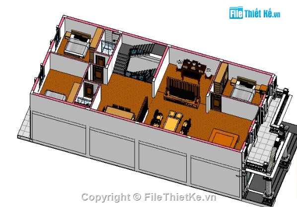 nhà phố 4 tầng 1 tum,file revit nhà phố 4 tầng 1 tum,revit nhà phố 4 tầng 1 tum