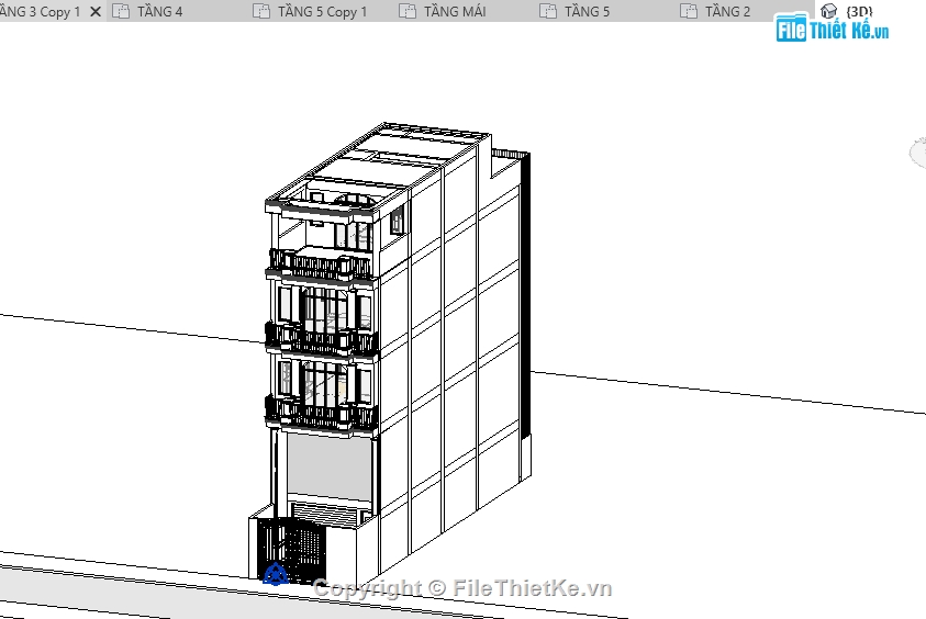 revit nhà phố 5 tầng 5x15.13m,File revit nhà phố 5 tầng,revit nhà phố 5 tầng,File revit nhà phố