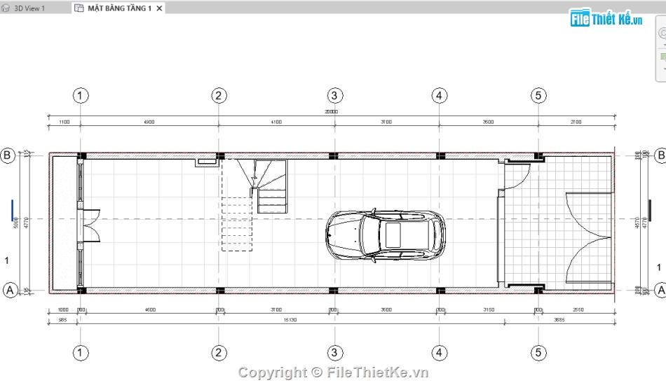 revit nhà phố 5 tầng 5x15.13m,File revit nhà phố 5 tầng,revit nhà phố 5 tầng,File revit nhà phố