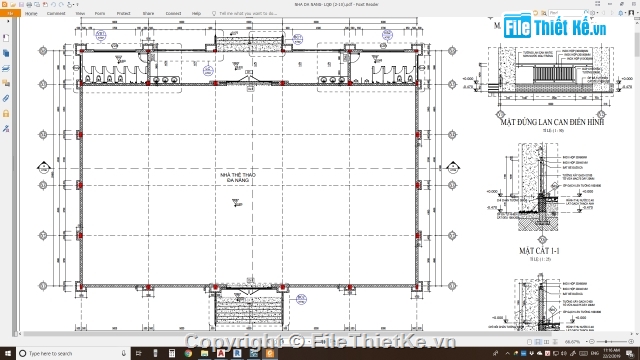 Trường THCS,công trình revit,Nhà Thể Thao Đa Năng,Nhà Đa Năng