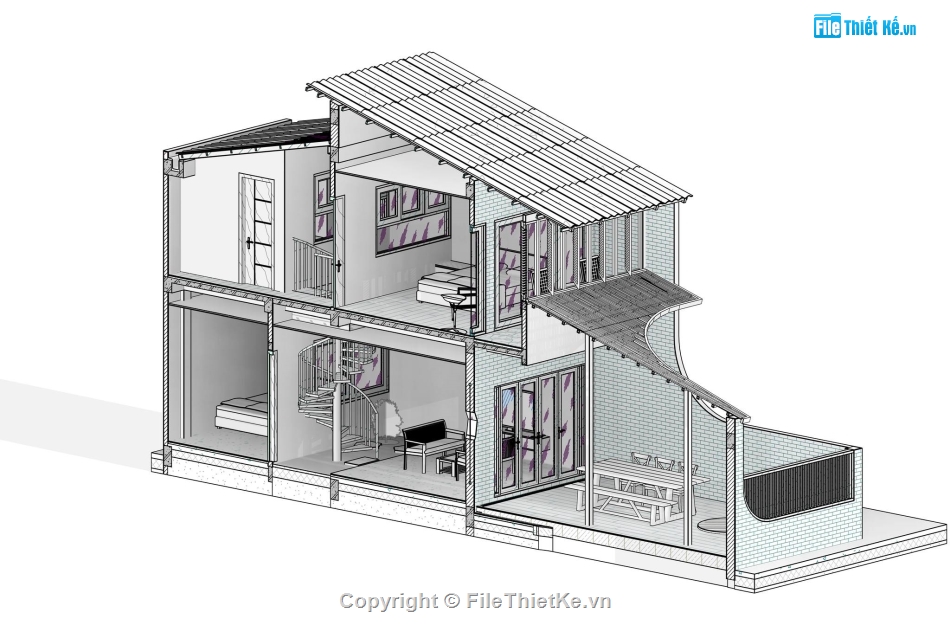 revit nhà phố,revit nhà phố 2 tầng,revit full nhà phố,revit kết cấu nhà phố