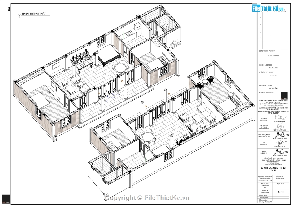 nhà 5 gian,nhà thờ họ,kiến trúc nhà 5 gian,bản vẽ nhà vườn 5 gian,công trình revit,bản vẽ revit