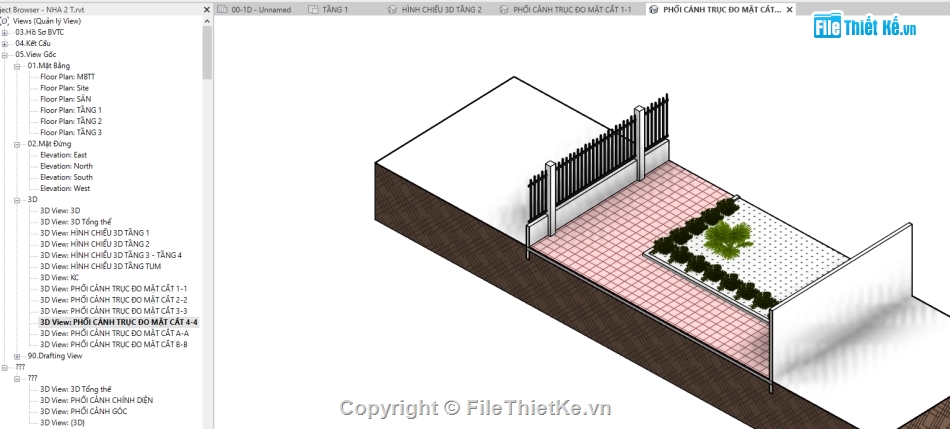 Revit nhà phố 2 tầng,file revit nhà phố,bản vẽ nhà phố 2 tầng revit,nhà phố 2 tầng revit