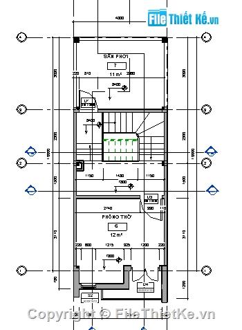 nhà lệch tầng đẹp,10x4m,mẫu thiết kế nhà dân,mẫu thiết kế nhà phố,revit nhà dân,công trình revit