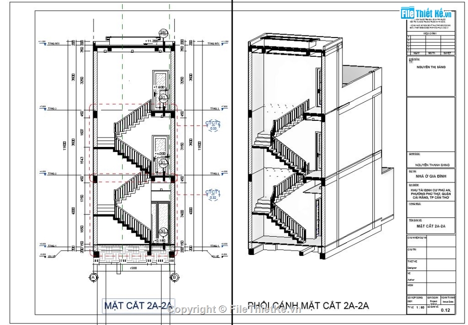 revit nhà phố 3 tầng,nhà phố 3 tầng revit,file revit nhà phố 3 tầng,nhà phố 3 tầng