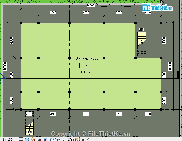 đồ án kiến trúc,file revit achitecture,nhà dân,nhà sàn,bản vẽ nhà sàn,thiết kế nhà sàn