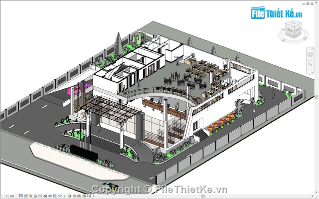 điện trụ sở,trụ sở làm việc,nhà trụ sở Điện lực,Revit trụ sở điện lực Tân Bình,văn phòng làm việc