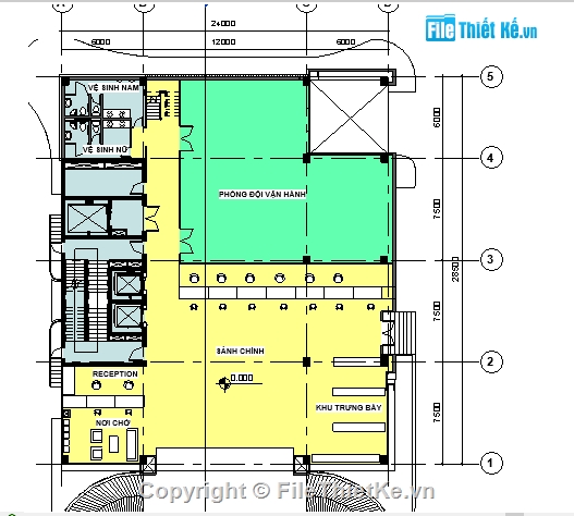 điện trụ sở,trụ sở làm việc,nhà trụ sở Điện lực,Revit trụ sở điện lực Tân Bình,văn phòng làm việc
