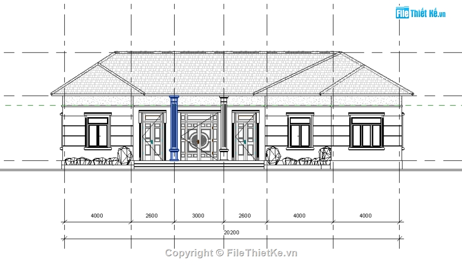 Nhà cấp 4 chữ L,nhà cấp 4 đẹp,file cad nhà cấp 4,nhà cấp 4 file cad,bản vẽ nhà cấp 4,mẫu nhà cấp 4,Nhà cấp 4 20x13m