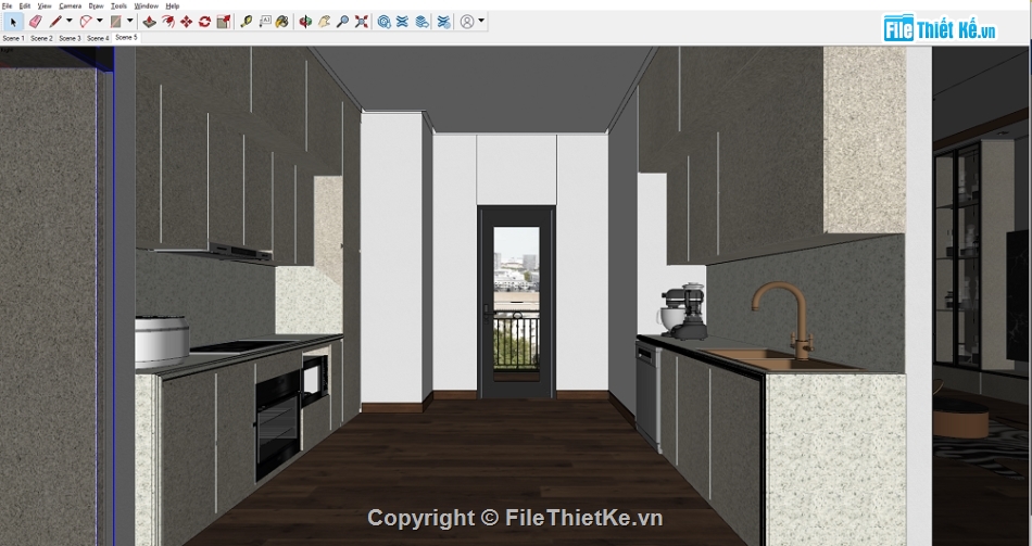 file su nội thất chung cư,sketchup nội thất căn hộ,file sketchup nội thất căn hộ,File 3dsu nội thất chung cư