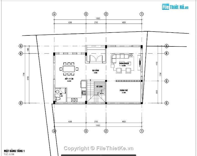 biệt thự 3 tầng,biệt thự SU,File SU biệt thự