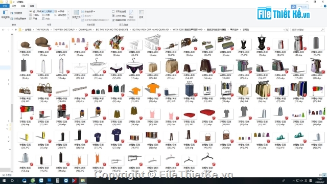 SU mẫu quần áo,Sketchup quần áo,Sketchup,quần áo sketchup