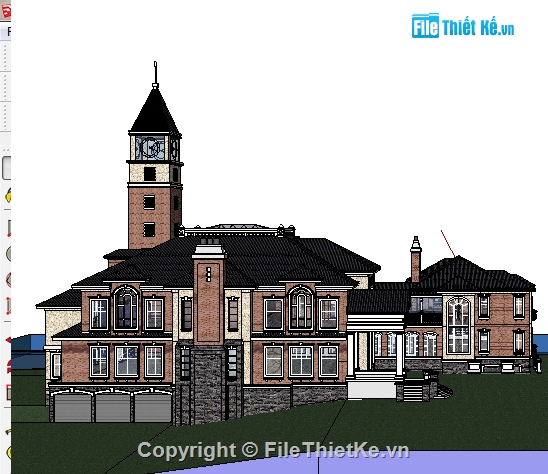 file sketchup,lâu đài,Thiết kế kiến trúc,bản vẽ kiến trúc,bản vẽ thiết kế,bản vẻ thiết kế kiến trúc lâu đài