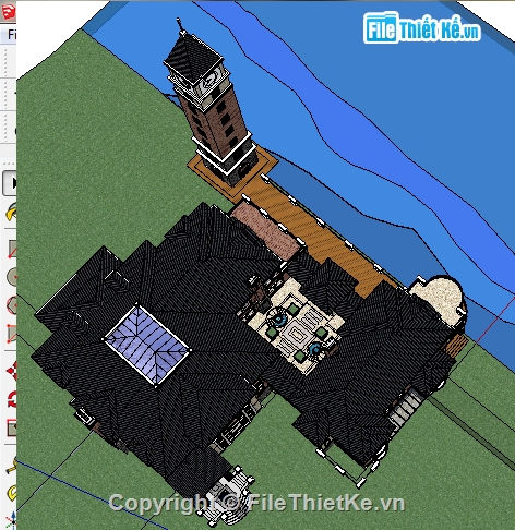 file sketchup,lâu đài,Thiết kế kiến trúc,bản vẽ kiến trúc,bản vẽ thiết kế,bản vẻ thiết kế kiến trúc lâu đài