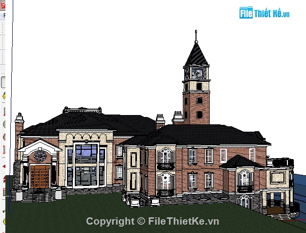 file sketchup,lâu đài,Thiết kế kiến trúc,bản vẽ kiến trúc,bản vẽ thiết kế,bản vẻ thiết kế kiến trúc lâu đài