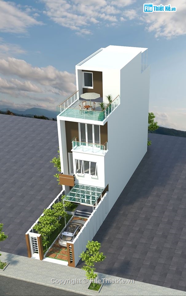 nhà phố 3 tầng su,File su Nhà phố hiện đại,model sketchup nhà phố 3 tầng,File sketchup Nhà phố 3 tầng