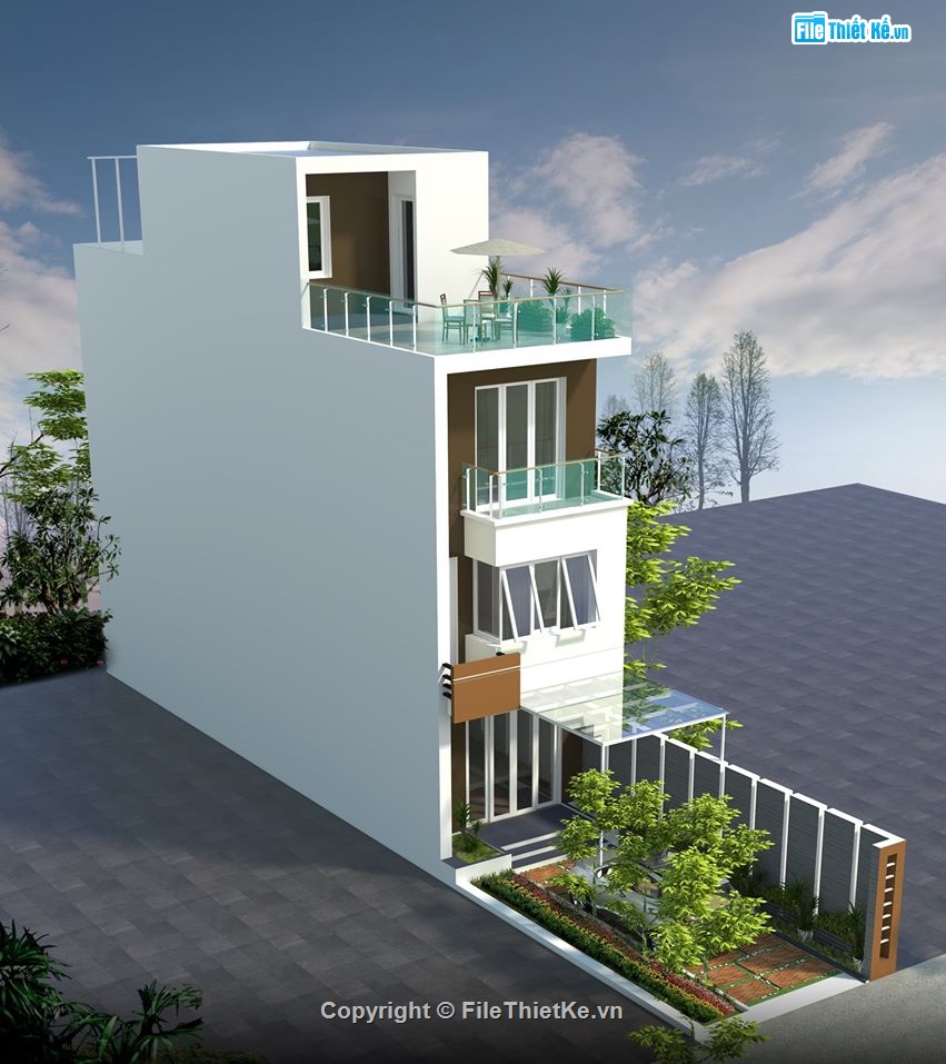 nhà phố 3 tầng su,File su Nhà phố hiện đại,model sketchup nhà phố 3 tầng,File sketchup Nhà phố 3 tầng