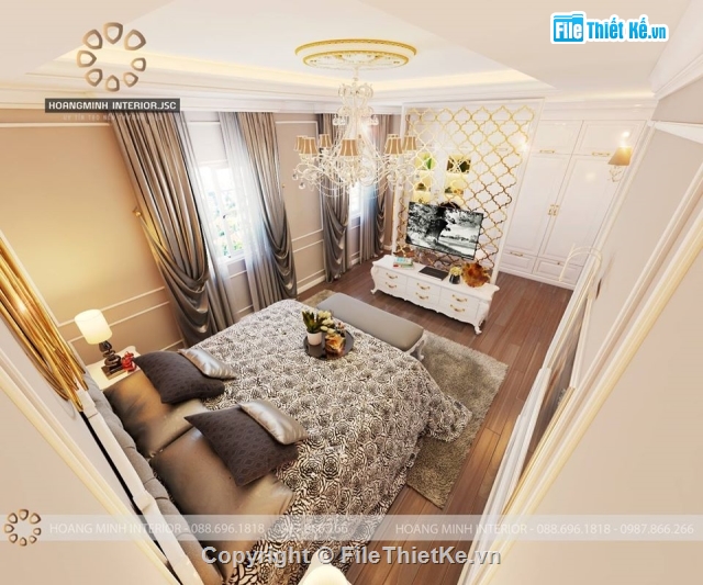 phòng ngủ cổ điển,Su phòng ngủ,File sketchup phòng ngủ tân cổ điển,File sketchup phòng ngủ  cổ điển