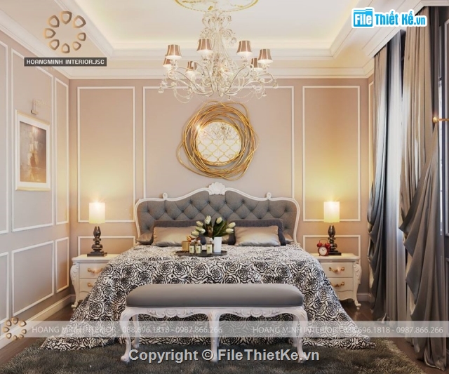 phòng ngủ cổ điển,Su phòng ngủ,File sketchup phòng ngủ tân cổ điển,File sketchup phòng ngủ  cổ điển