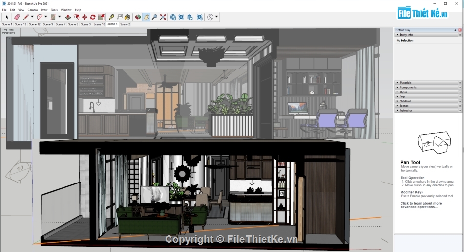 file sketchup nội thất,file sketchup nội thất căn hộ,File sketchup nội thất phòng khách,Sketchup + Vray nội thất