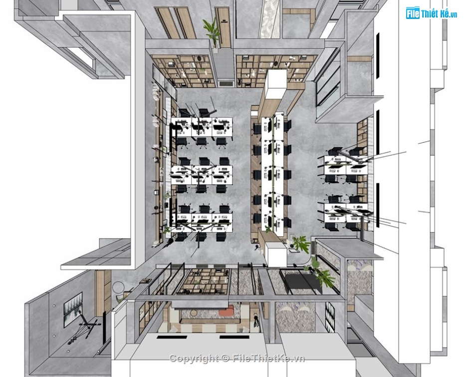 bản vẽ sketchup văn phòng,Sketchup văn phòng,Sketchup mẫu nội thất,Su nội thất văn phòng,su văn phòng,file sketchup văn phòng