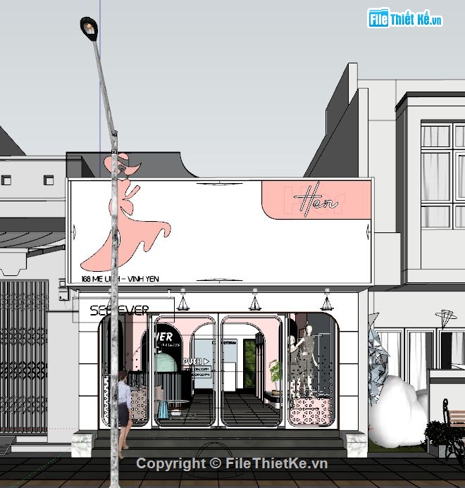 Sketchup quần áo,Sketchup shop quần áo,sketchup shop áo quần,shop quần áo file su,sketchup cửa hàng quần áo,3d sketchup shop quần áo