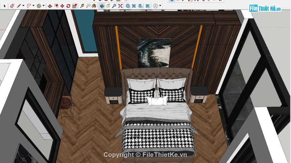 file sketchup phòng ngủ,sketchup phòng ngủ,model sketchup phòng ngủ,sketchup nội thất phòng ngủ,su nội thất phòng ngủ