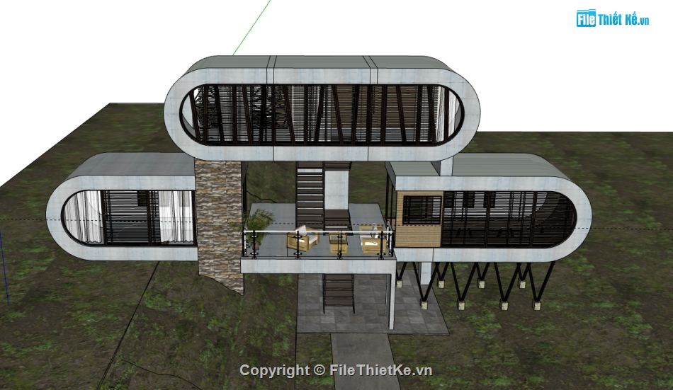 sketchup quán cafe,cafe sketchup,quán cafe sketchup,sketchup 3d quán cafe