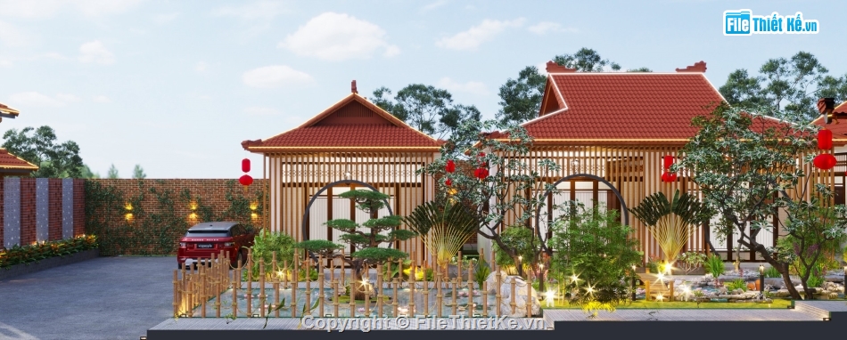 file sketchup nhà hàng,autocad,file sketchup