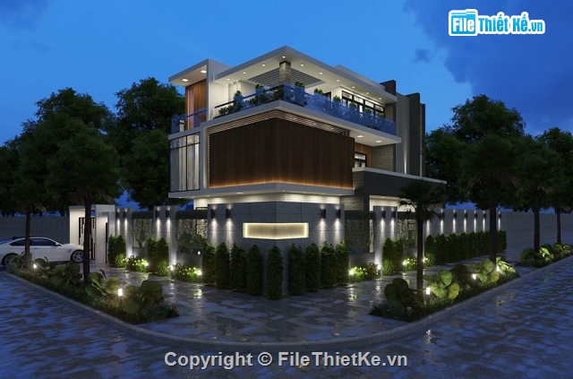 nhà phố kinh doanh,Sketchup nhà phố,Sketchup nhà 3 tầng,nhà phố 3 tầng