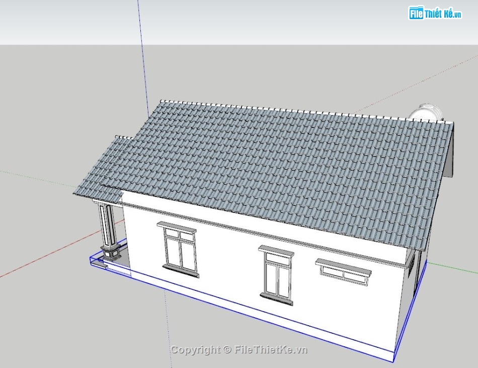 file sketchup biệt thự,file sketchup biệt thự 1 tầng,model sketchup biệt thự 1 tầng,sketchup biệt thự 1 tầng,biệt thự 1 tầng file sketchup