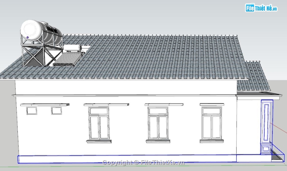 file sketchup biệt thự,file sketchup biệt thự 1 tầng,model sketchup biệt thự 1 tầng,sketchup biệt thự 1 tầng,biệt thự 1 tầng file sketchup