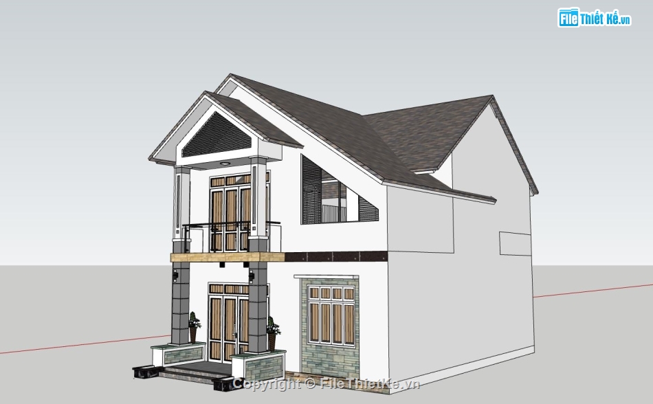 biệt thự 2 tầng,model su biệt thự 2 tầng,thiết kế biệt thự 2 tầng,mẫu biệt thự 2 tầng đẹp