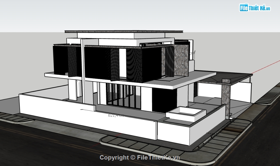 file sketchup biệt thự 2 tầng,model sketchup biệt thự 2 tầng,sketchup biệt thự 2 tầng,3d sketchup biệt thự 2 tầng