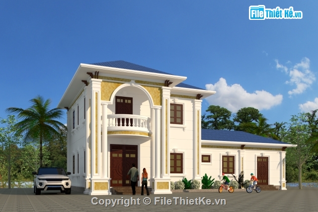 File Sketchup biệt thự 2 tầng tông trắng nhẹ nhàng,Biệt thự 2 tầng,Biệt thự phong cách nhẹ nhàng