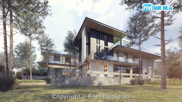 File Sketchup biệt thự đẹp,Mẫu biệt thự đẹp,Sketchup,biệt thự đẹp