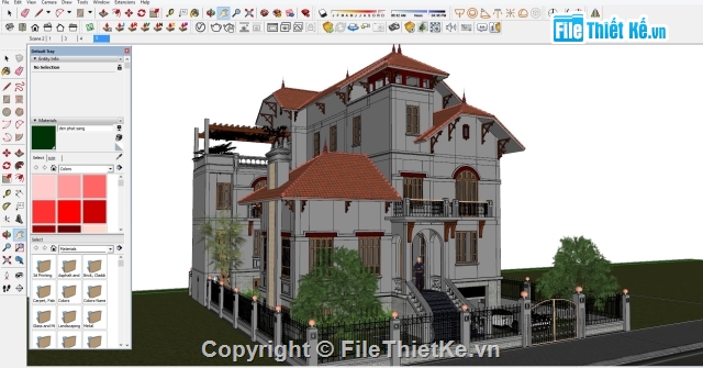Biệt thự,Biệt thự 3 tầng hiện đại,Biệt thự 3 tầng