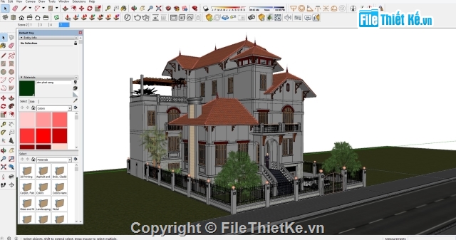 Biệt thự,Biệt thự 3 tầng hiện đại,Biệt thự 3 tầng