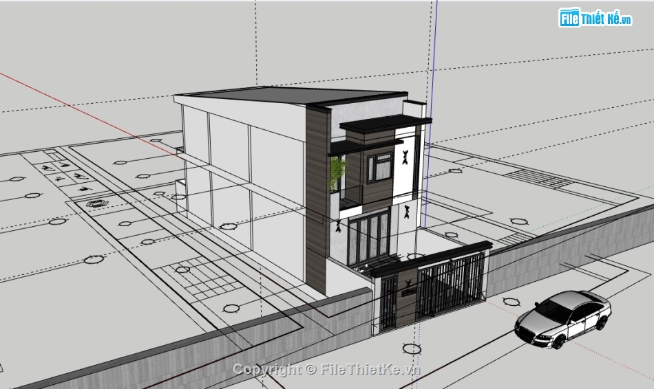 File sketchup căn hộ,căn hộ 2 tầng,sketchup căn hộ 2 tầng,nhà 2 tầng