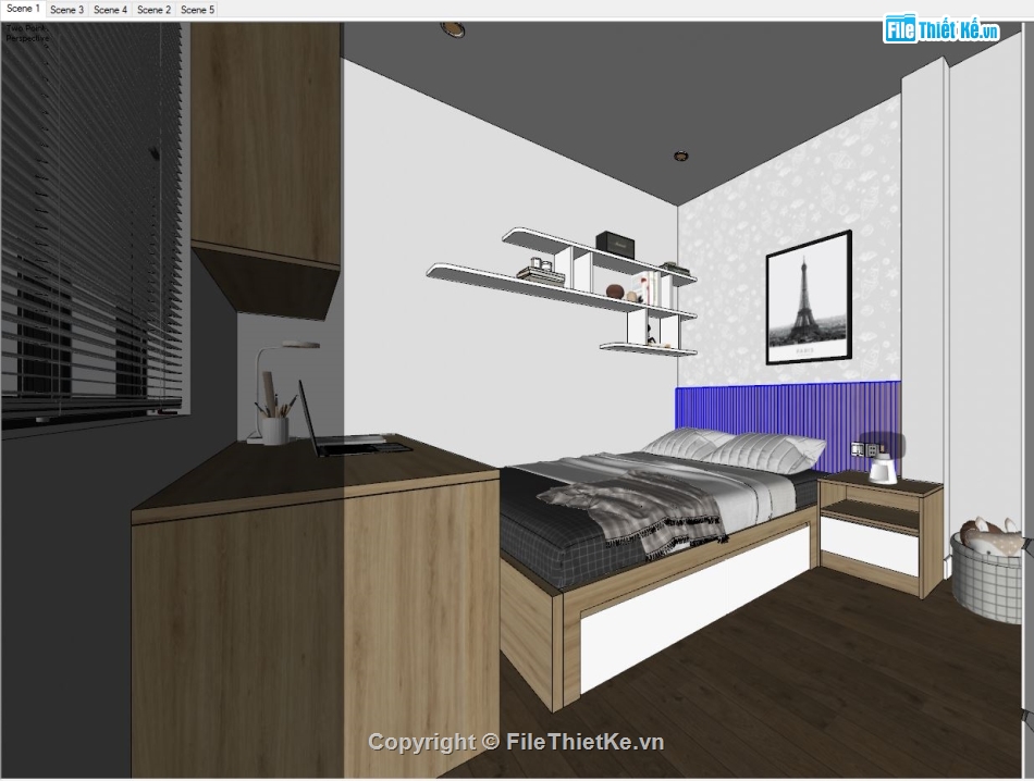 sketchup nội thất phòng ngủ,File sketchup nội thất phòng ngủ,File phòng ngủ,File sketchup phòng ngủ đẹp,nội thất phòng ngủ,File sketchup nội thất