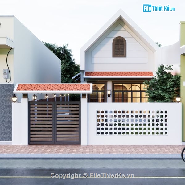 file sketchup nhà phố hiện đại,File sketchup Nhà phố,sketchup phối cảnh,File su nhà phố